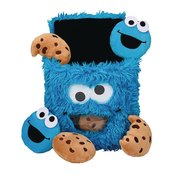 SESAME STREET COOKIE MONSTER INTERACTIVE SNACK BAG 8IN PLUSH