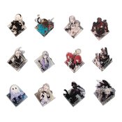 NIER SERIES ACRYLIC PIN BADGE COLLECTION V1 12PC BMB DISPLAY
