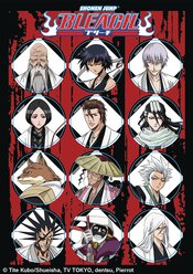 BLEACH SHINIGAMI CAPTAINS 5INX7IN STICKER PACK