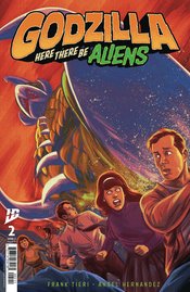 GDOZILLA HERE THERE BE ALIENS #2 CVR B HERNANDEZ