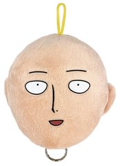ONE PUNCH MAN SAITAMA FACE 5IN PLUSH KEYCHAIN