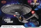 ST STRANGE NEW WORLDS USS ENTERPRISE POLAR LIGHTS 1/10 MODEL