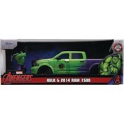 MARVEL HWR 2014 RAM 1500 W/ HULK FIG 1/24 DIE-CAST VEHICLE (