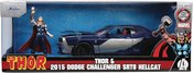 MARVEL HWR 2015 DODGE CHALLENGER W/ THOR 1/24 DIE-CAST VEH (