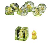 RESIN DICE CHICK 7PC SET