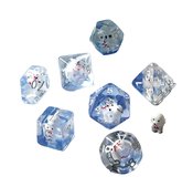 RESIN DICE POODLE 7PC SET