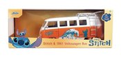 DISNEY HWR 1961 VW BUS W/ STITCH FIG 1/24 DIE-CAST VEHICLE (