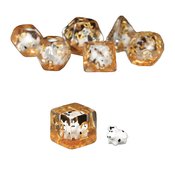 RESIN DICE COW 7PC SET