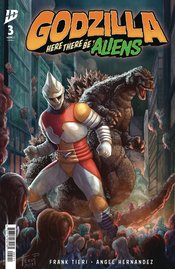 GODZILLA HERE THERE BE ALIENS #3 CVR A PE
