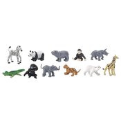SAFARI ZOO BABIES 48PC FIGURINE BULK BAG