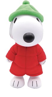 PEANUTS SNOOPY PUFFER JACKET 8IN FIGUREKEY PLUSH