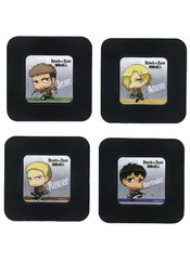 ATTACK ON TITAN 4PC COASTER SET 5