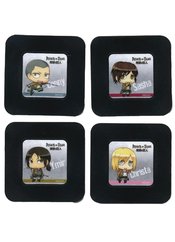 ATTACK ON TITAN 4PC COASTER SET 6