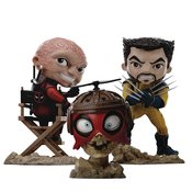 DEADPOOL & WOLVERINE UNMASKED MINICO 3 FIG SET