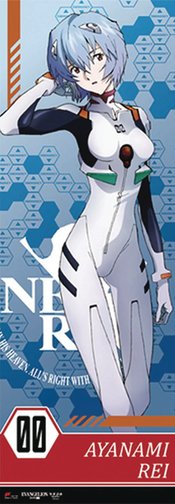 EVANGELION REI AYANAMI HUMAN SIZE 67IN WALL SCROLL