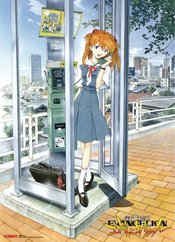 EVANGELION ASUKA LANGLEY PHONE BOOTH 44IN WALL SCROLL