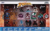 MARVEL SPIDER-MAN 1.65IN NANO METALFIGS 18PK W9
