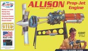 ALLISON PROP JET 501-D13 ENGINE 1/10 SCALE MODEL KIT  (
