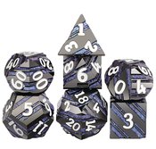 STRIPE METAL DICE STARGATE 7PC SET