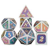 METAL & ENAMEL DICE ROBOTICS 7PC SET