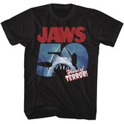 JAWS 50 YEARS TERROR BLACK T/S 3XL