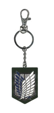 LOGO METAL ATTACK ON TITAN KEYCHAIN