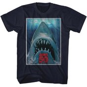 JAWS 50TH ANNIVERSARY POSTER T/S 2XLT