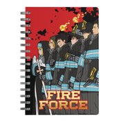 FIRE FORCE GROUP 3D EFFECT NOTEBOOK