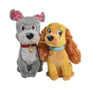 DISNEY LADY AND THE TRAMP SPAGHETTI KISS PLUSH SET