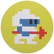 DIG DUG HARPOON 11IN ROUND METAL SIGN