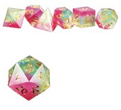 SHARP EDGE DICE TOURMALINE 7PC SET