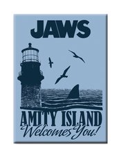 JAWS AMITY ISLAND 2 1/2IN X 3 1/2IN FLAT MAGNET