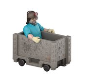 MINECRAFT MOVIE STEVE & MINECART AF