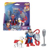 IMAGINEXT DC SUPER FRIENDS METAL FORCE SUPERMAN FIGURE