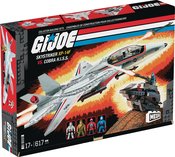 MEGA ADULT BUILDERS GI JOE SKYSTRIKER & COBRA HISS TANK (NET