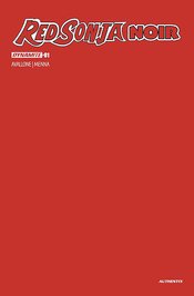 RED SONJA NOIR #1 CVR J FOC BONUS RED BLANK AUTHENTIX