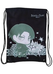 ATTACK ON TITAN LEVI DRAWSTRING BAG
