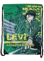 ATTACK ON TITAN LEVI GREEN DRAWSTRING BAG