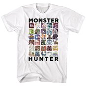 MONSTER HUNTER LETS HUNT WHITE ADULT TSHIRT XL