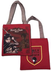 ATTACK ON TITAN RED EREN TOTE BAG