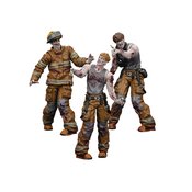 DARK SOURCE ZOMBIE FIREFIGHTERS 1/25 AF