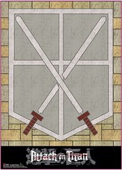 ATTACK ON TITAN CADET CORPS WALL SCROLL