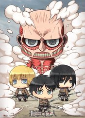 ATTACK ON TITAN SD GROUP WALL SCROLL