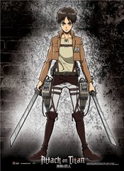 ATTACK ON TITAN EREN WALL SCROLL
