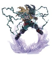 MHA ARTFX J IZUKU MIDORIYA DARK DEKU VER 1/8 SCALE FIG