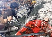 ATTACK ON TITAN GROUP SPECIAL EDITION 1 WALL SCROLL  (C