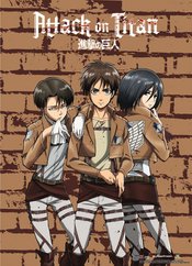 ATTACK ON TITAN GROUP 3 WALL SCROLL