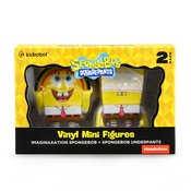 SPONGEBOB IMAGINATION & UNDERPANTS 3IN VINYL FIGURE 2 PC (NE