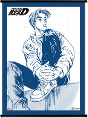 INITIAL D COMIC TAKUMI FUJIWARA WALL SCROLL