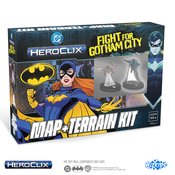 DC HEROCLIX FIGHT FOR GOTHAM CITY MAP AND TERRAIN KIT